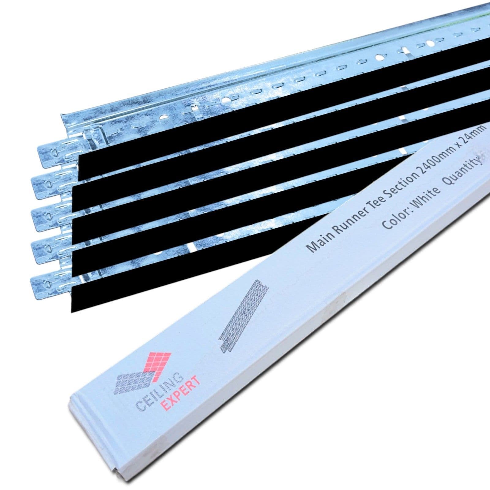 Black Main Tee Section Support For Suspended Ceiling Grid System Spares ...