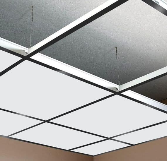 Black Main Tee Section Support For Suspended Ceiling Grid System Spares ...