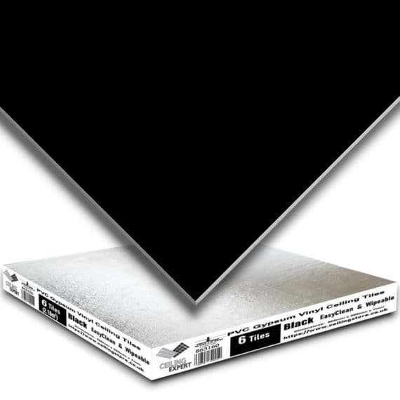 Waterproof Black Suspended Ceiling Tiles - Ceiling Expert Ltd