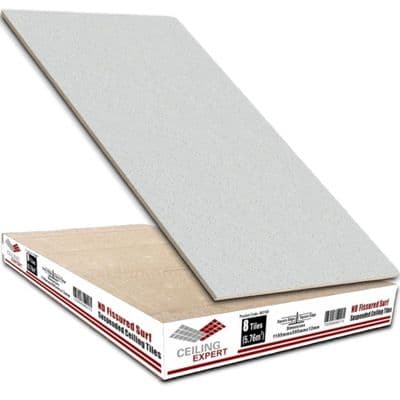 Fine Fissured Suspended Ceiling Tiles 1195 x 595mm.