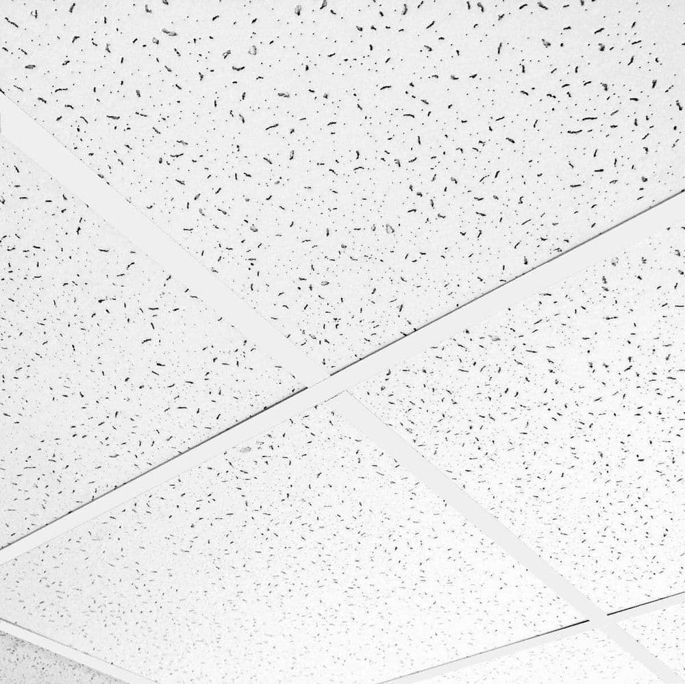 ND Fissured Suspended Ceiling Tiles 595 x 595mm, 8 Tiles. Ceiling