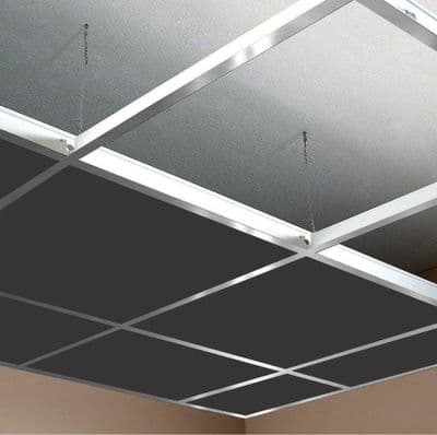 Suspended Ceiling Grid - Different Colors White  Black Gold Silver & Mirroring - Tiles Not Included