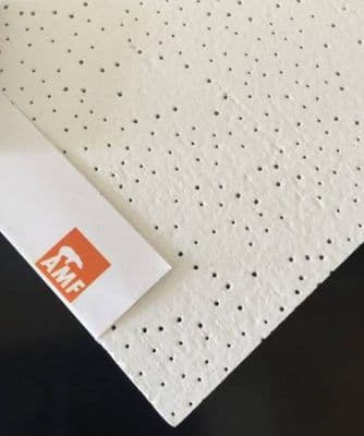 Suspended Ceiling Tiles 595mm  X 595mm x 15mm  AMF Star Square Edge For 600mm x 600m Grid Layout