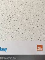 Suspended Ceiling Tiles 595mm  X 595mm x 15mm  AMF Star Tegular Edge For 600mm x 600m Grid Layout