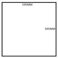 Suspended Ceiling Tiles 595mm  X 595mm x 15mm  AMF Star Tegular Edge For 600mm x 600m Grid Layout