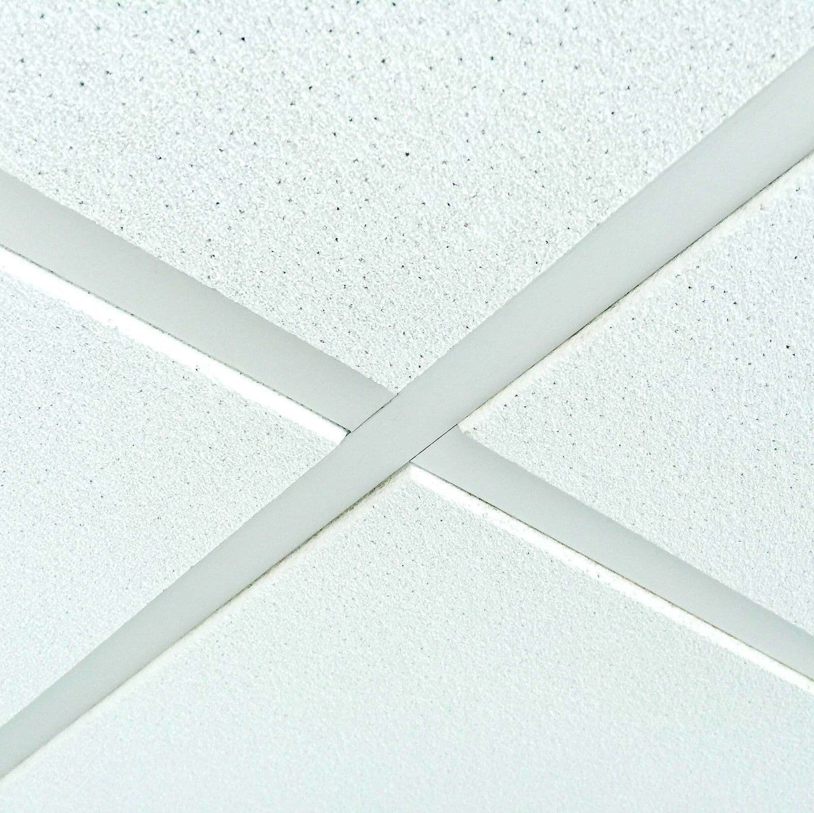 Suspended Ceiling Tiles Sandtone Tegular Edge 595mm x 595mm x 13mm Drop ...