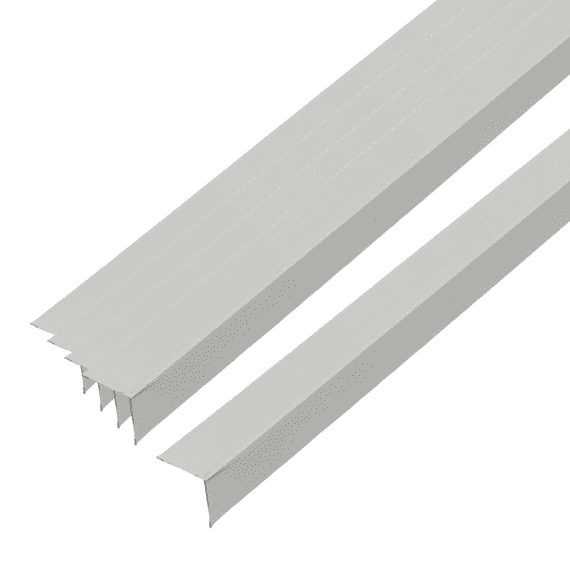 Pack of 5pcs - Suspended Ceiling White Perimeter Angle Trim 2400 - Wall Angle