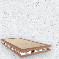 Suspended Fine ND Fissured Surf Ceiling Tiles, 1195mm x 595mm, Ideal for 1200mm x 600mm Grid