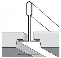 Suspended Rockfon 595mm x 595mm x 24mm  Artic E24 Ceiling Tiles