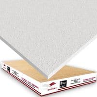 Suspended Sandtone Square Ceiling Tiles 1195mm x 595mm 12mm like Dune Evo Zentia or Aruba