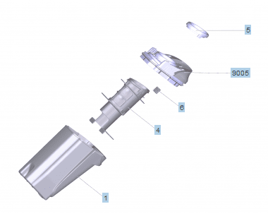 Karcher FC5 Dirty Water Tank (Complete)
