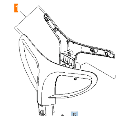 Karcher FP303 Main Machine Handle