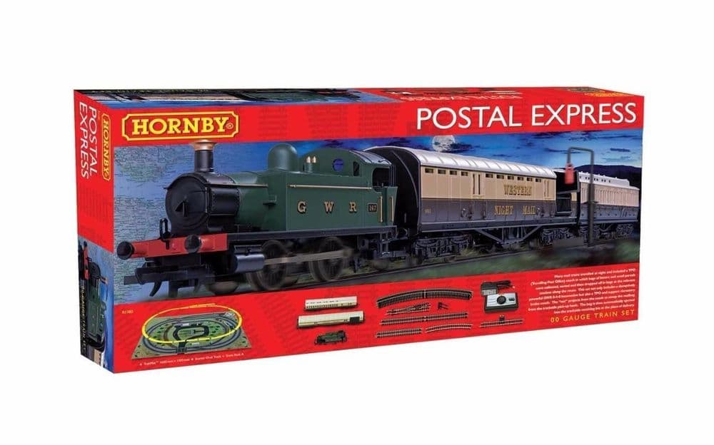 HORNBY R1180 1:76 OO SCALE Postal Express Starter Train Set