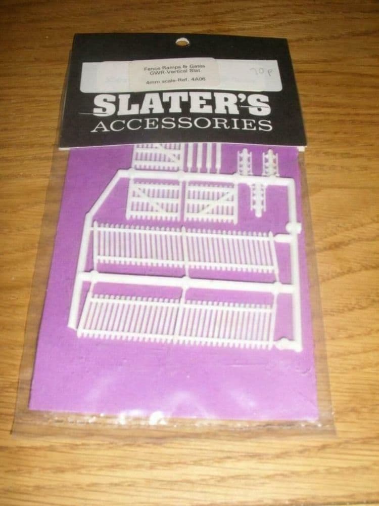 SLATER S PLASTIKARD 4A06 1 76 OO SCALE GWR Station Fencing Gates/Ramps
