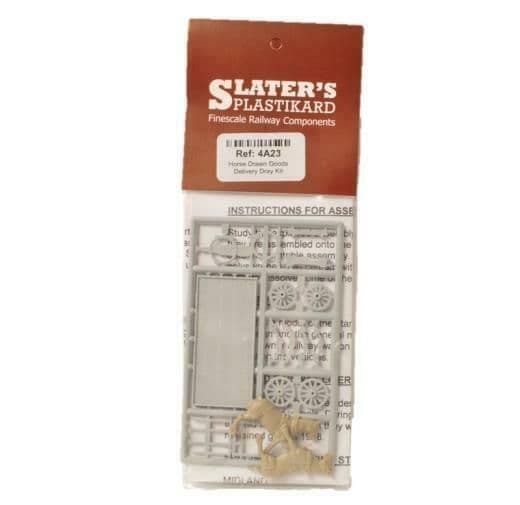 SLATER S PLASTIKARD 4A23 1 76 OO SCALE Horse-Drawn Delivery Dray Kit