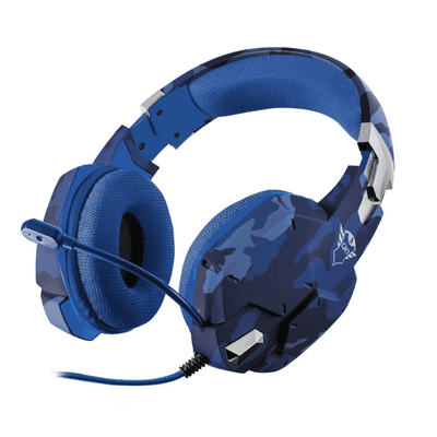 Blue Camo Gaming Headset