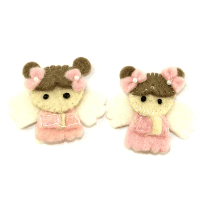 Habico Christmas Angels Handmade Felt Embellishments