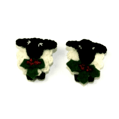 Habico Christmas Sheep Handmade Felt Embellishments
