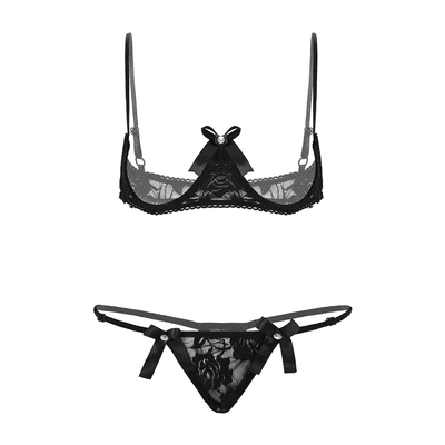 Open Cup Lingerie Set
