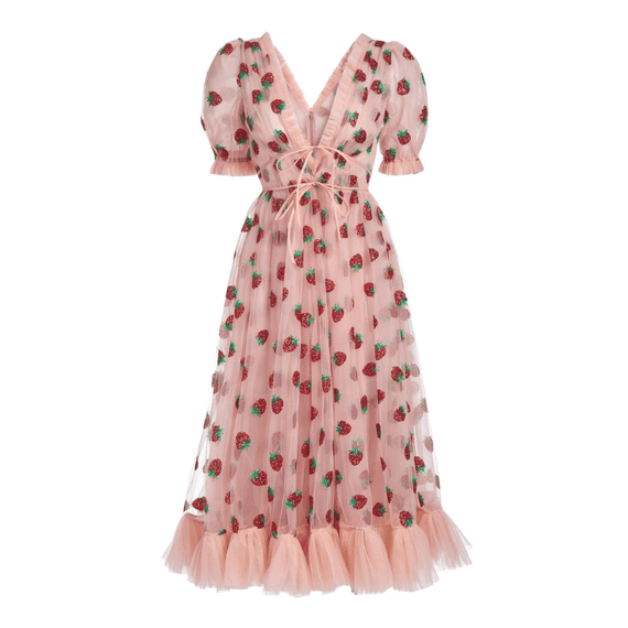 Strawberry Midi dress