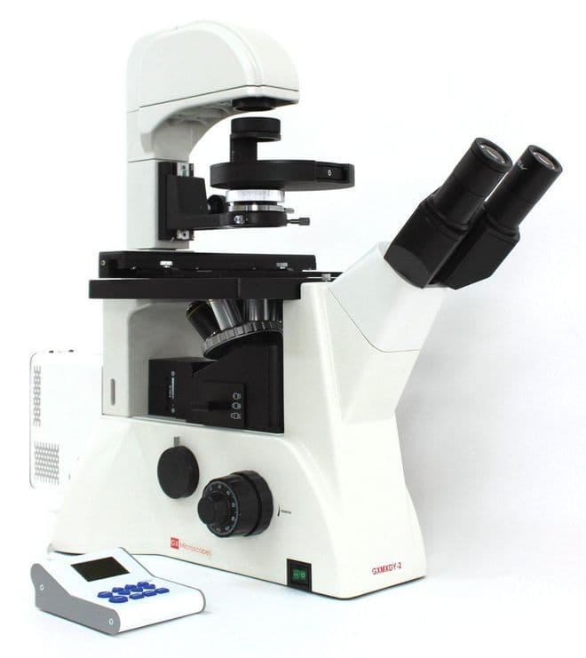 100X-400X Research, Inverted Fluorescence, Phase Contrast, Microscope