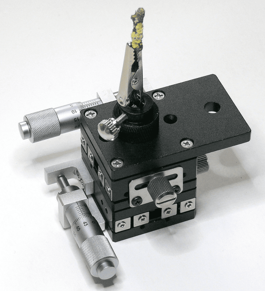 2 Axis 40mm XY Precision Stage with Specimen Clip