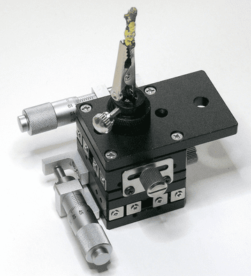 2 Axis 40mm XY Precision Stage with Specimen Clip