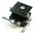 3 Axis 90 x 90 x 10mm XYZ  Precision Stage with Specimen Clip