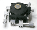 60 mm Horizontal XY + Theta Rotation Precision Stage with Specimen Clip