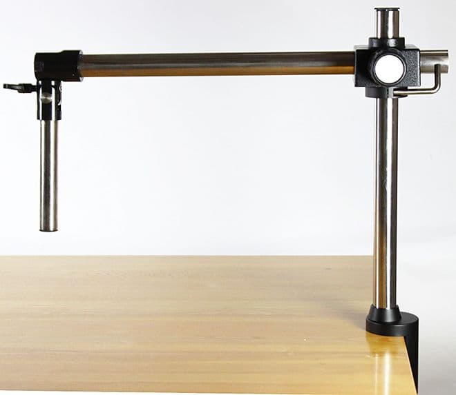 A30-40 Long Reach, Boom Arm, G-Clamp Stand