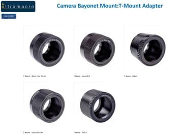 Camera Bayonet Mount:T-Mount Adapter Type 2 for T-Mount Adapters