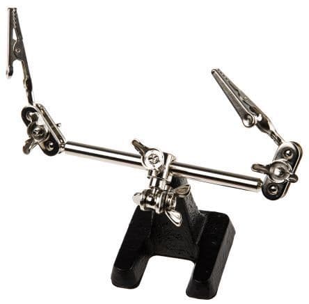 Dual Crocodile Clip Specimen  Holder with Detachable Magnifier