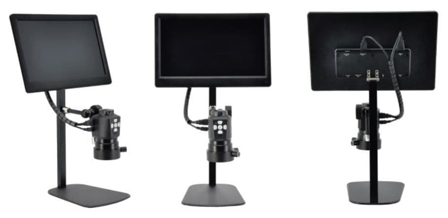 EAGLE-M-HD Inspection Microscope - Stand with Display HD Resolution ...