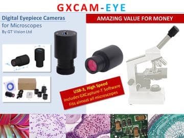 GXCAM-Eye-5 - USB-3, Digital Eyepiece Camera 5MP, For Eyepiece Tubes + GXCapture-T Software