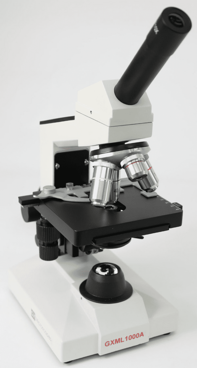 GXM-L1000 Series 40X-1000X Teaching, Biological, Monocular Microscope Portable