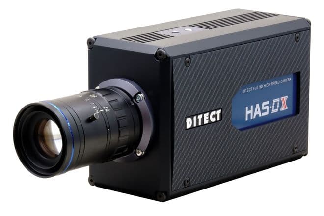 HAS-DX High Speed Camera - Superfast 2000 fps at full HD, C-Mount USB3 . Max 100k fps