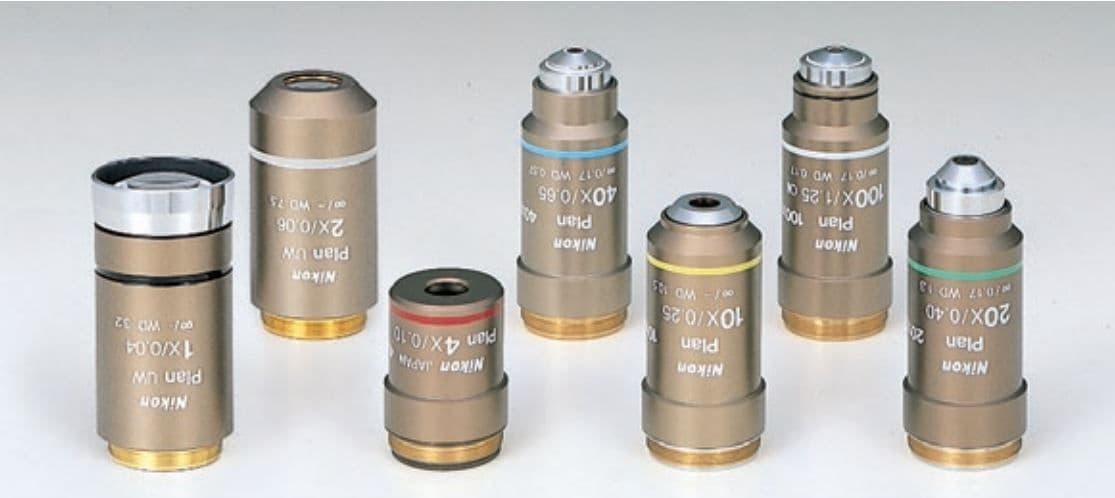 Nikon CFI Plan Achromat Microscope Objectives