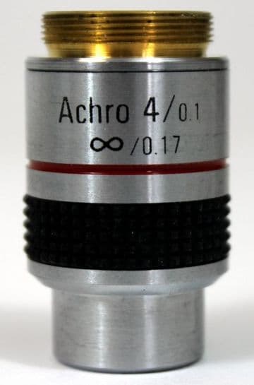 Objective ACHROMATIC LWD infinity 4X