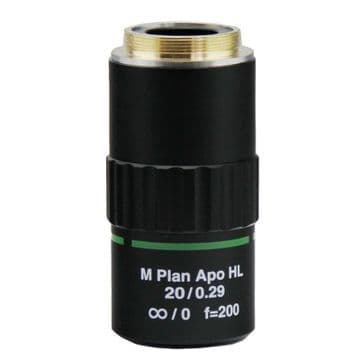 Objective MPLAN APO HL LWD infinity 20X non-coverglass corrected, materials type