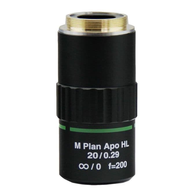 Objective MPLAN APO HL LWD infinity 20X non-coverglass corrected, materials type