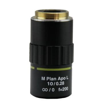 Objective MPLAN APO SL LWD infinity 10X non-coverglass corrected, materials type