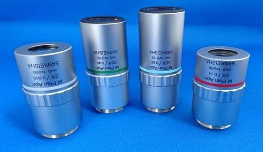 Sankeisha Microscope Objective Range