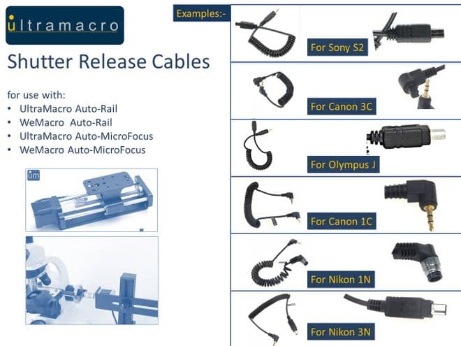 Shutter Release Cable (select type)
