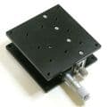 Single Axis 90 x 90  Z Height Adjustable  Precision Stage with Specimen Clip