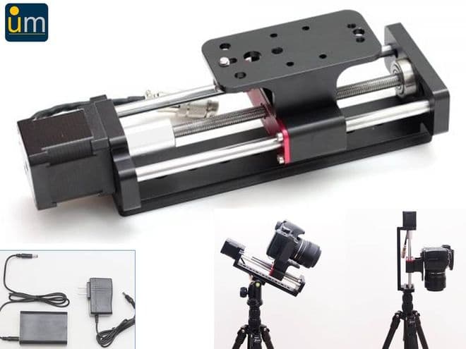 UltraMacro/WeMacro Auto-Rail Kit - incl. power pack connection & specimen holder