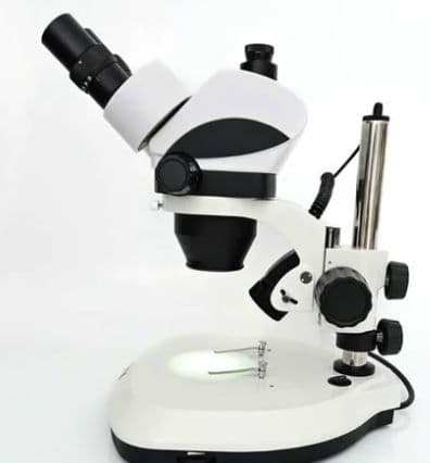 UM1090C ultraZOOM-2 Stereo Zoom Microscope 7X-45x (up to 270x), Trinocular with dual LED stand