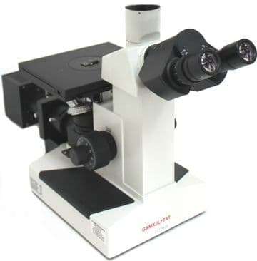 UM1124B, 100X - 600X, Routine and Research, Inverted Metallurgical Microscope