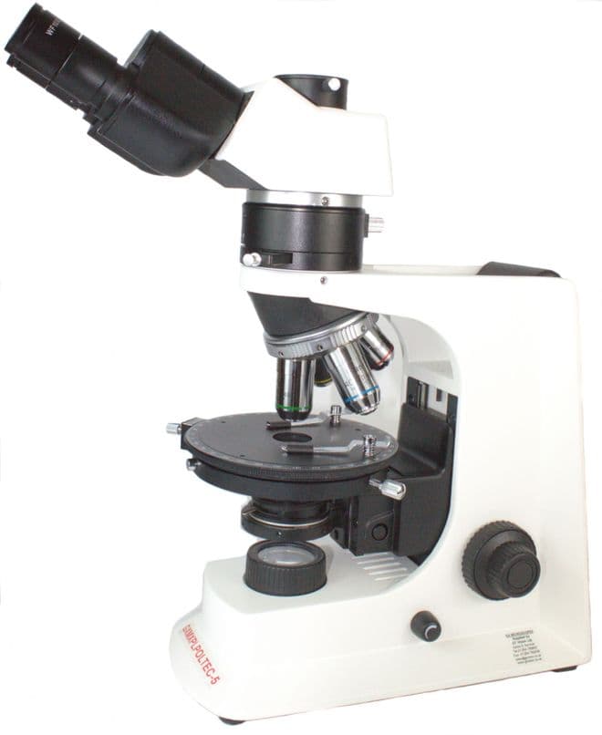 XPLPOLTEC-5 Trinocular, Transmitted Light with Compact Stand Polarising Microscope