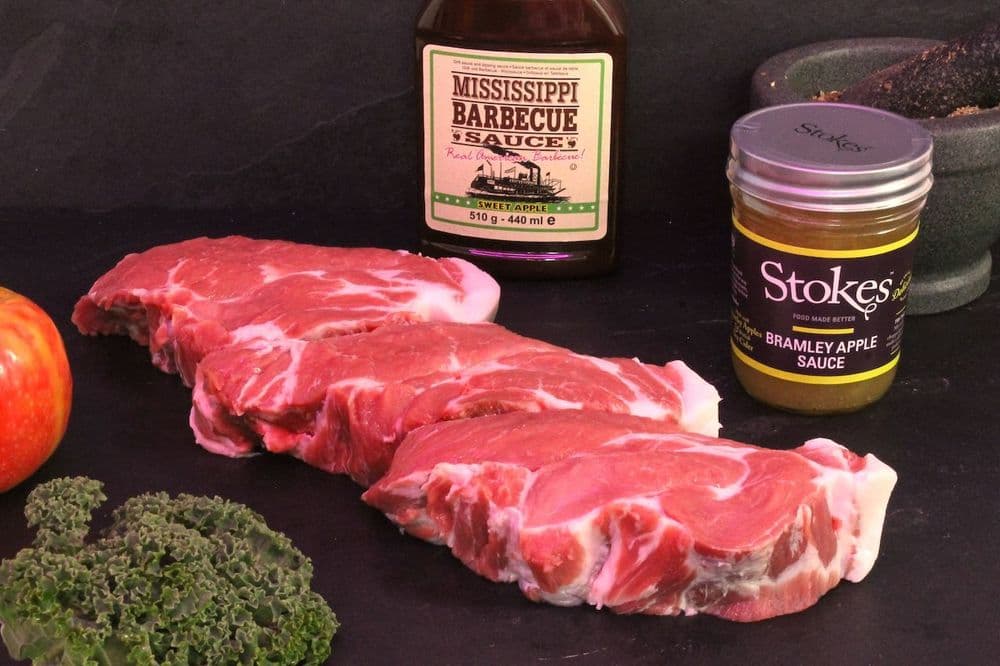 Free Range Pork Collar Steaks