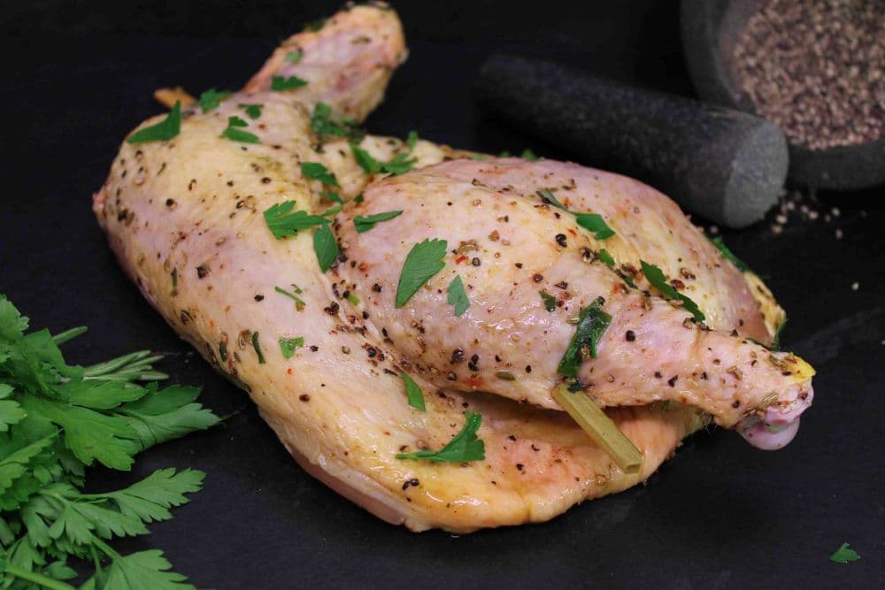 Ginger, Lemon & Chilli Spatchcock Chicken Half